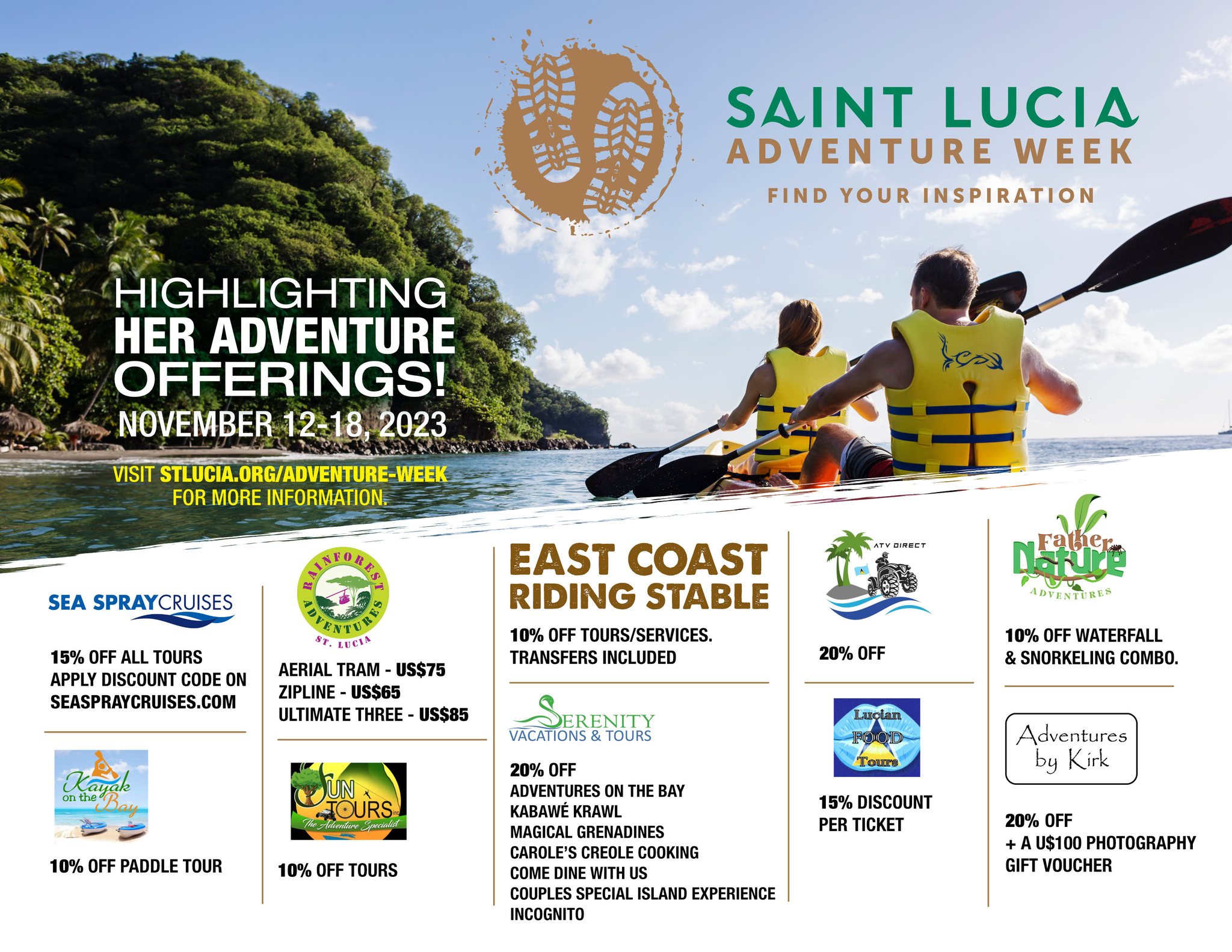 Saint Lucia Adventure Week 2023