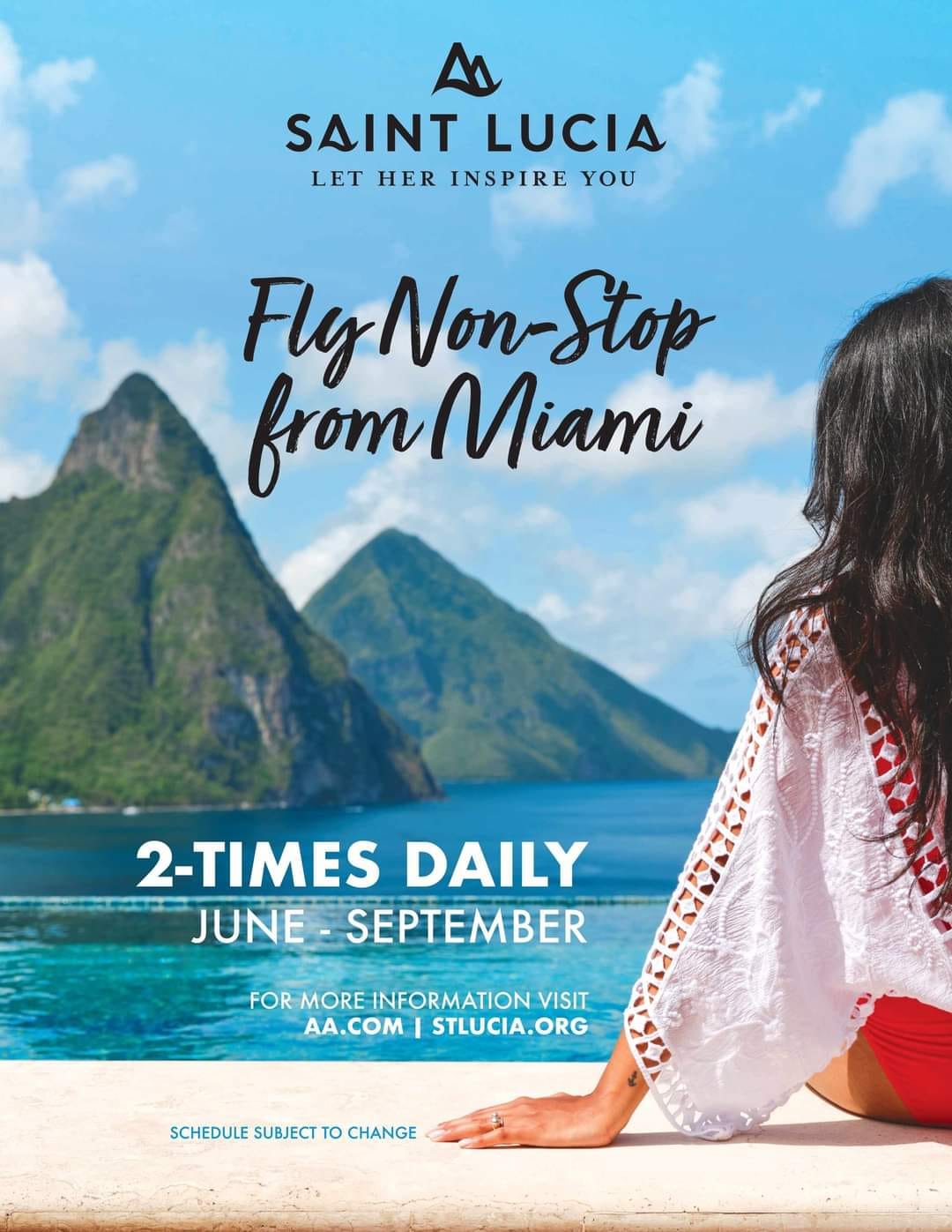 American Airlines Boosts Capacity and Connectivity to Saint Lucia in Summer 2024