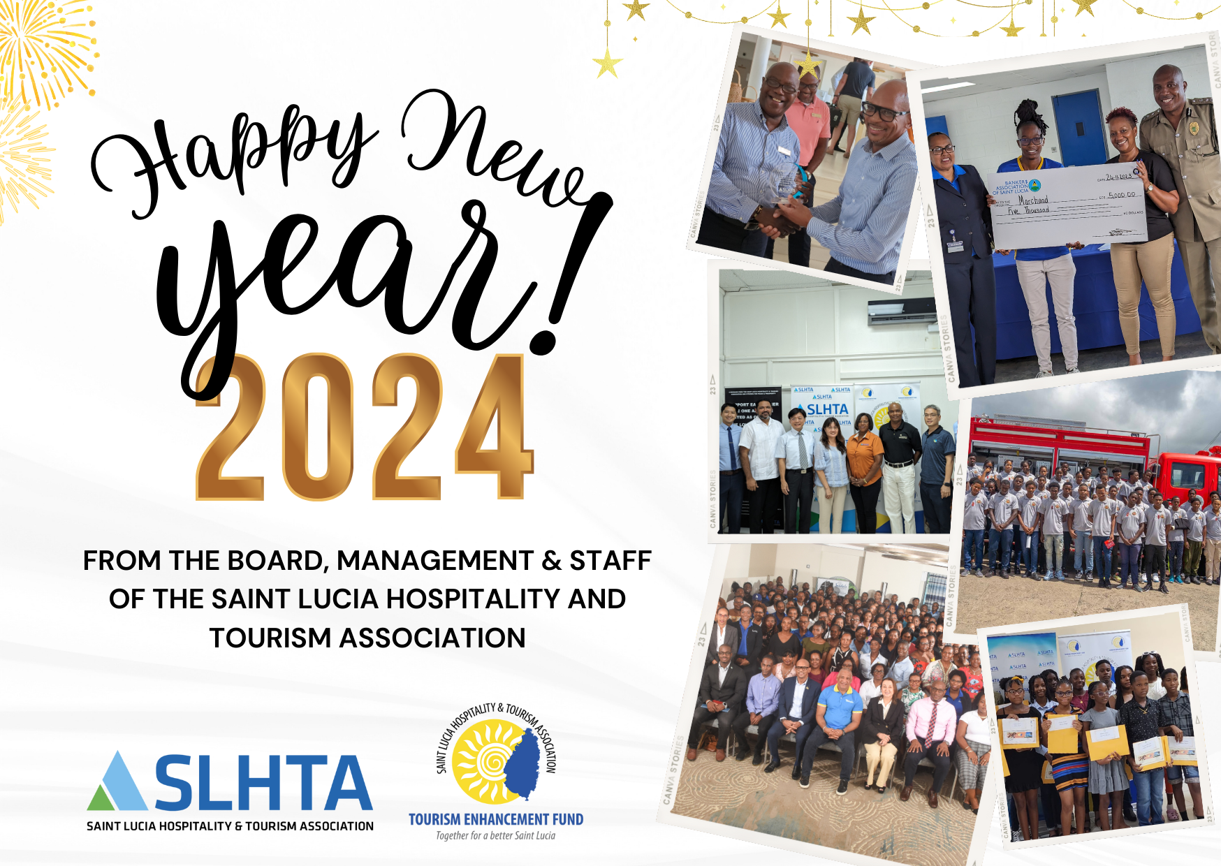 2024 New Year’s Message from SLHTA President Paul Collymore