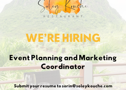 Soley Kouche Restaurant Vacancy: Event Planning and Marketing Coordinator