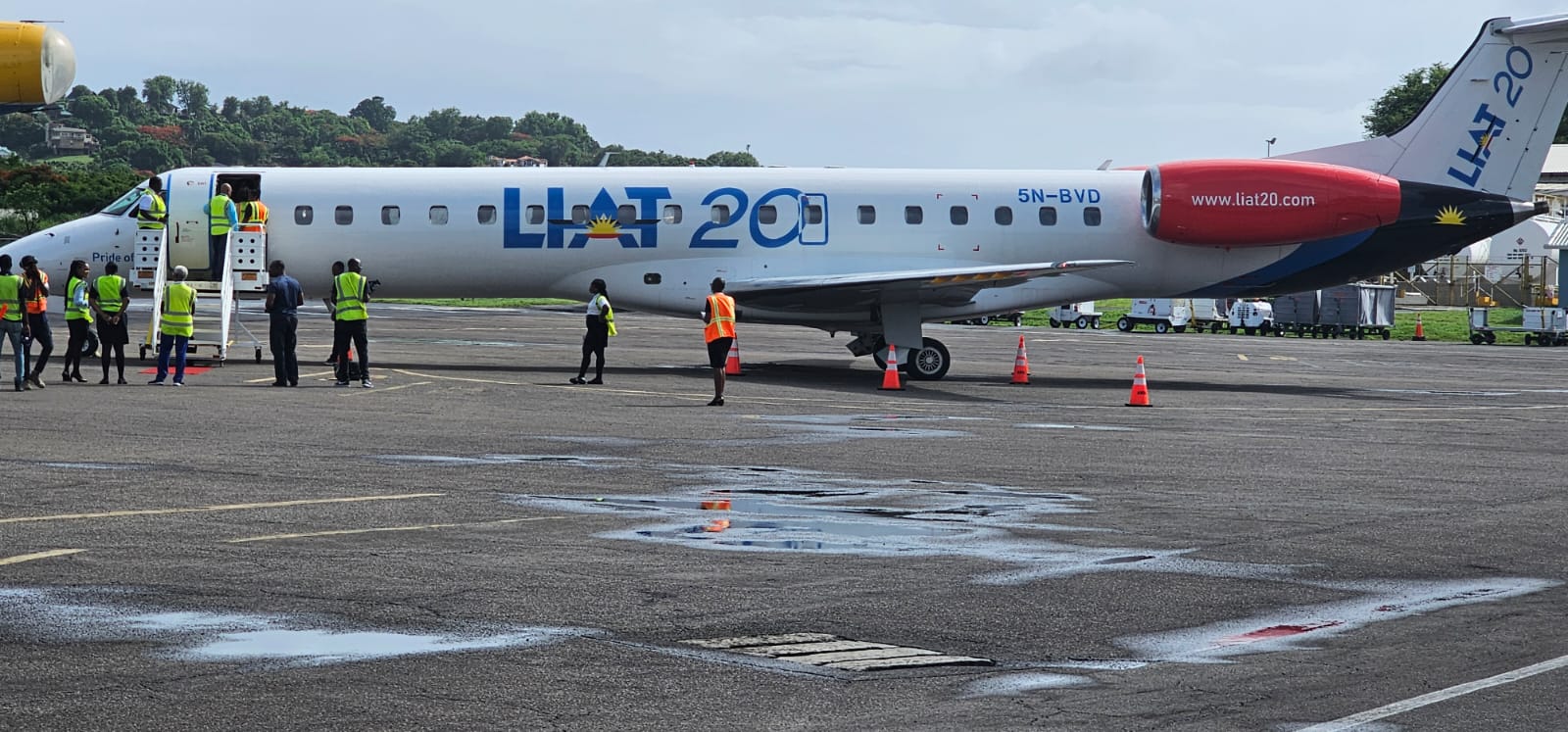 Saint Lucia Welcomes LIAT20’s Inaugural Flight from Antigua