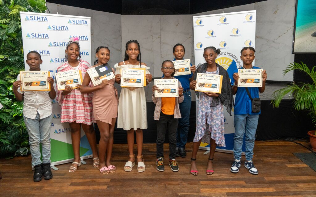 Ten students receive Eileen Paul Scholarships from SLHTA’s Tourism Enhancement Fund