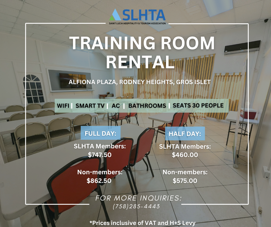 Affordable Training Room Rental in Saint Lucia!