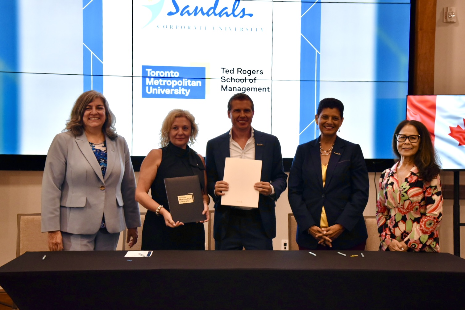 Sandals Corporate University Signs MOU with prestigious Toronto Metropolitan University