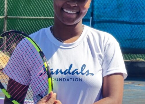 Tigers InFLOW Tennis Programme Opens Doors to International  Scholarship for Student Nadjema Morille