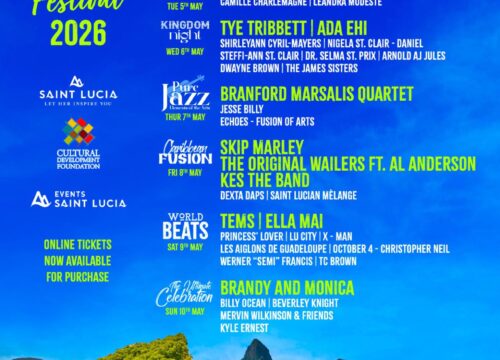 2026 Saint Lucia Jazz & Arts Festival Tickets ON SALE NOW!