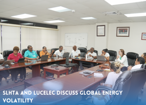 SLHTA and LUCELEC discuss Global Energy Volatility