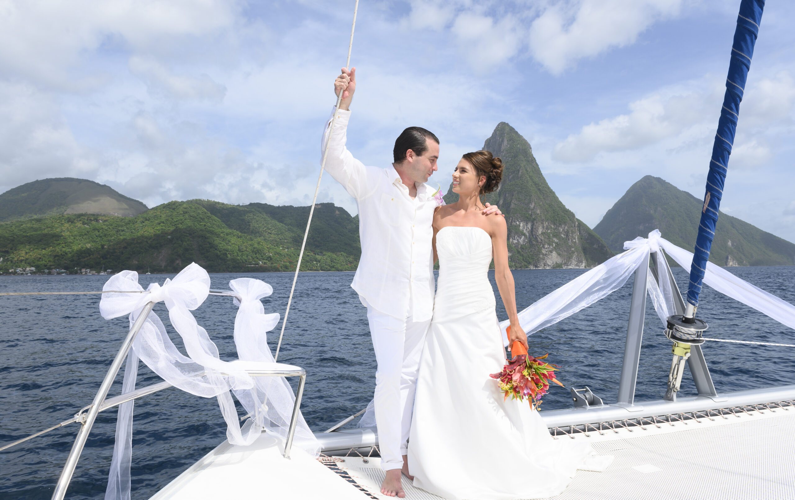 Coconut Bay Beach Resort & Spa Expands Destination Wedding Collection  with the Sapphire Wedding Package at Saint Lucia’s Iconic Pitons