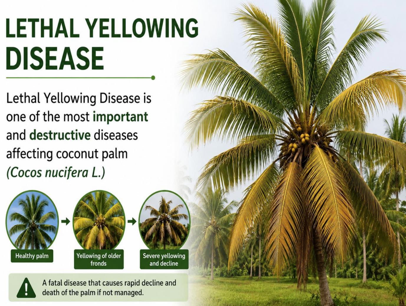 Protect Saint Lucia’s palms from the deadly Lethal Yellowing Disease