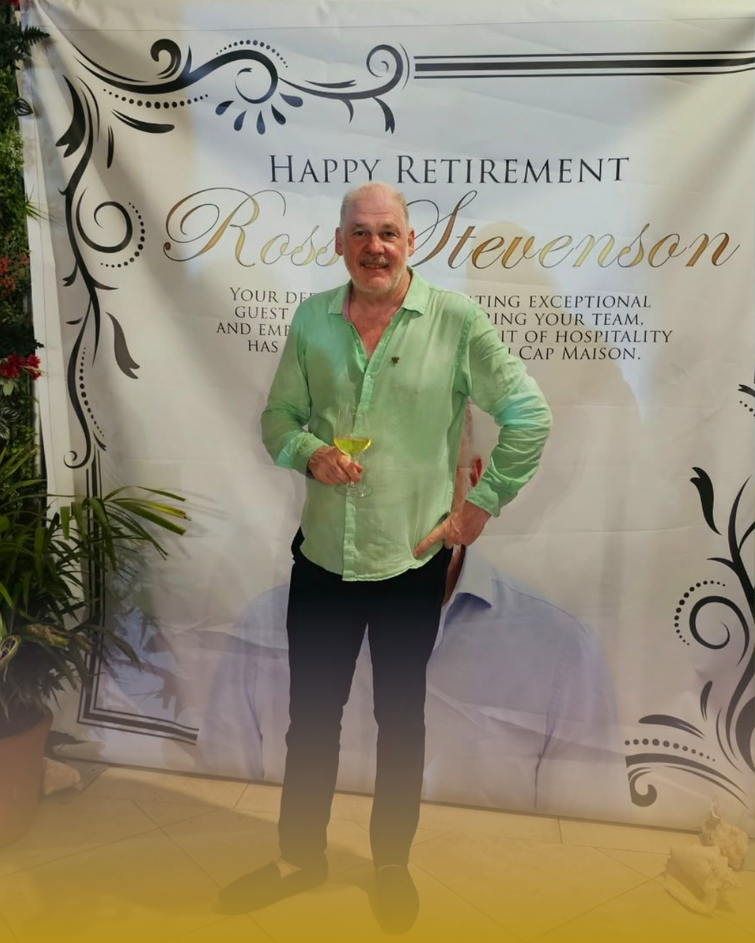 Happy Retirement, Ross Stevenson!